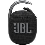 JBL Clip 4 Portable Speaker with Bluetooth Built-in Battery Waterproof and Dustproof Feature - Black