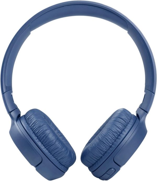 JBL Tune 510BT Wireless On-Ear Headphones with Purebass Sound - Blue - Image 5