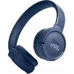 JBL Tune 520BT Wireless On-Ear Headphones with JBL Pure Bass Sound Bluetooth 5.3 and Hands-Free Calls 57-Hour Battery Life - Blue