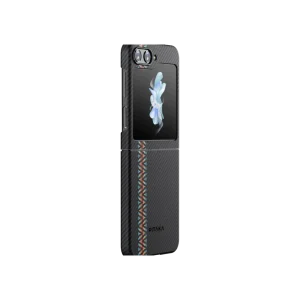 Galaxy Z Flip 5 PITAKA MagEZ Case 3  Fusion Weaving MagEZ Case 3 - Rhapsody - Image 4