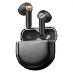 SoundPEATS Air4 Lite Earphones Bluetooth 5.3 Hi Res with LDAC Codec Wireless Earbuds Semi in Ear with 6 Mics Noise Cancelling AI for Calls Total 30 Hours Playtime APP Control - Black - BB