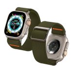 Spigen Lite Fit Ultra Band Designed for Apple Watch Ultra 2 / 1 49mm & Apple Watch Series 9 / 8 / 7 / 6 / 5 / 4 / 3 45mm / 44mm / 42mm Nylon Solo Loop AMP05985 - Khaki