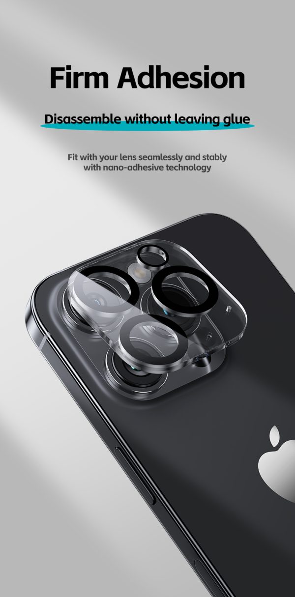 1 (10) iPhone 15 Pro Max / iPhone 15 Pro Camera Lens Protector KR Coated by Benks - 1 PACK - 6948005994129 - Image 10
