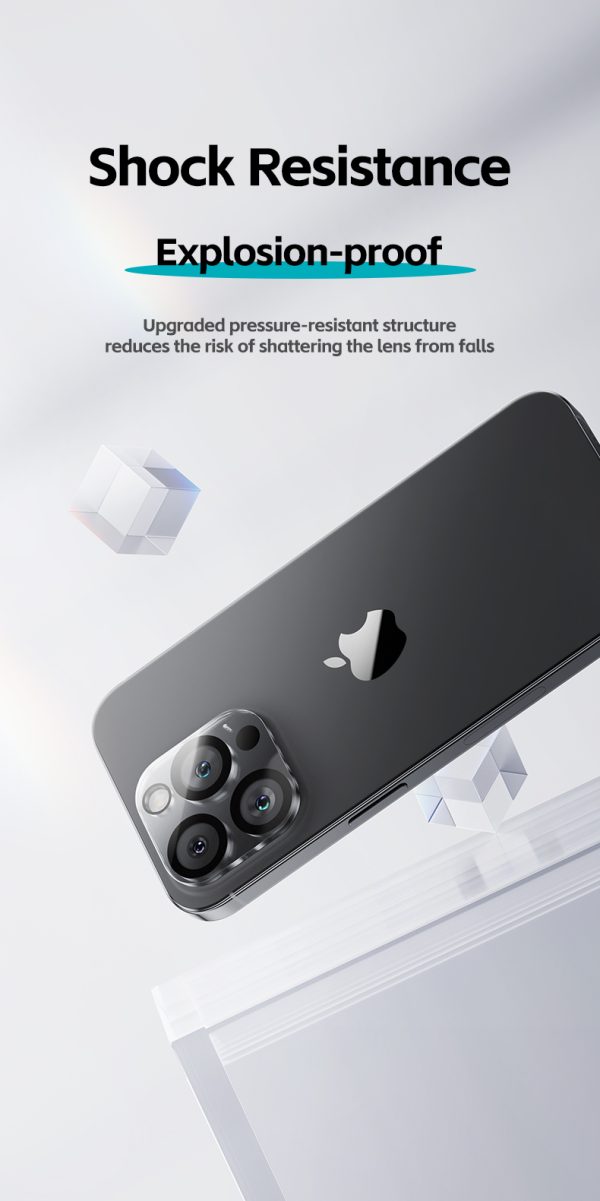1 (7) iPhone 15 Pro Max / iPhone 15 Pro Camera Lens Protector KR Coated by Benks - 1 PACK - 6948005994129 - Image 7