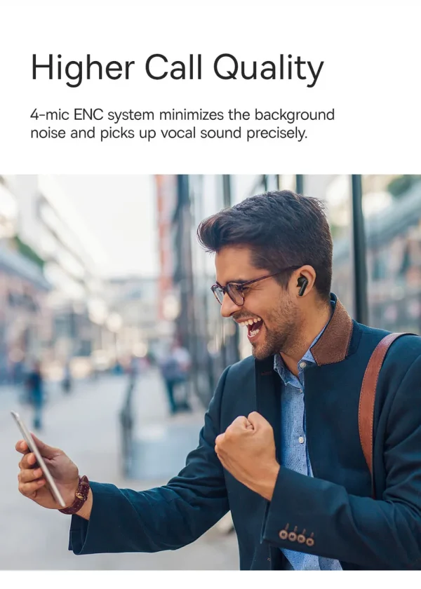 Baseus Bowie MZ10 True Wireless Earphones - Black - Image 5