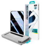 iPhone 15 Pro Glass Screen Protector V Pro Series by Benks Full Size Tempered Glass With 3D Curved Edge - 1 PACK - 6948005993979