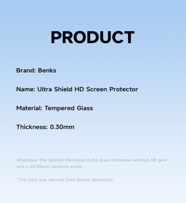 iPhone 15 Pro Glass Screen Protector V Pro Series by Benks Full Size Tempered Glass With 3D Curved Edge - 1 PACK - 6948005993979 - Image 8