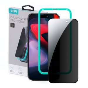 iPhone 15 Pro ESR Tempered Glass Privacy Screen Protector - 1 Pack - Image 2