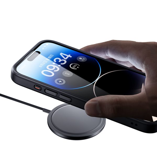 iPhone 15 Pro Max Mist Magnetic Case by Benks, Magsafe Compatible - Black - 6948005994358 - Image 2