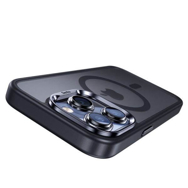 iPhone 15 Pro Max Mist Magnetic Case by Benks, Magsafe Compatible - Black - 6948005994358 - Image 3