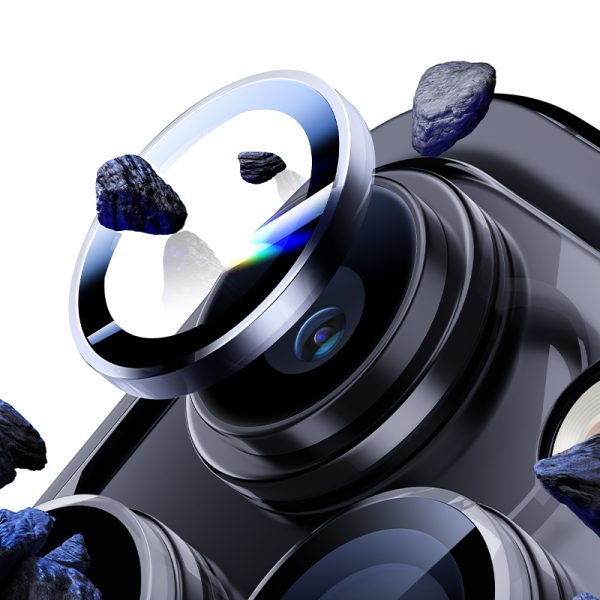 iPhone 15 Pro Max / iPhone 15 Pro Sapphire Coated Camera Lens Protector - 1 PACK - 6948005994143 - Image 3