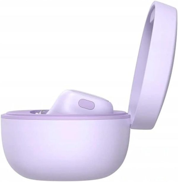 Baseus Encok Wm01 True Wireless Earphone - Purple - Image 2