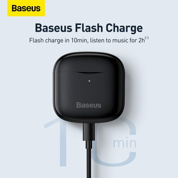 Baseus Wireless Earphone Bowie E3 - Black - Image 2