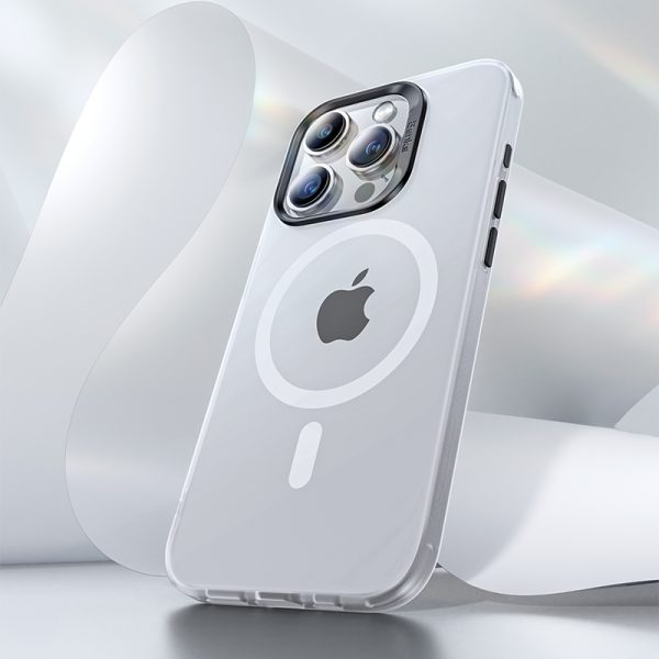 iPhone 15 Pro Lucid Magnetic Case by Benks, Magsafe Compatible - White - 6948005994303 - Image 2