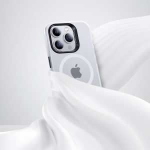 iPhone 15 Pro Max Lucid Magnetic Case by Benks, Magsafe Compatible - White - 6948005994310 - Image 4
