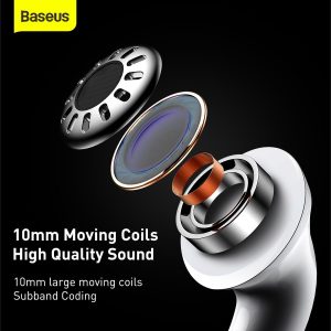 Baseus Encok True Wireless Earphones W3 - White - Image 5