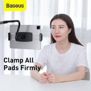 Baseus Otaku life rotary adjustment lazy holder Pro Applicable for phone/ ipad - Gray - Image 2
