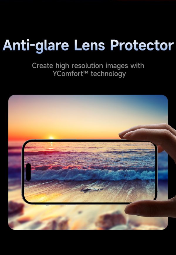 iPhone 15 Pro Max / iPhone 15 Pro Sapphire Coated Camera Lens Protector - 1 PACK - 6948005994143 - Image 8