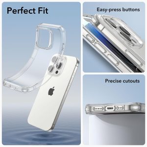iPhone 15 Pro ESR Zero Case, Transparent Clear Case - Clear - BIS - Image 2