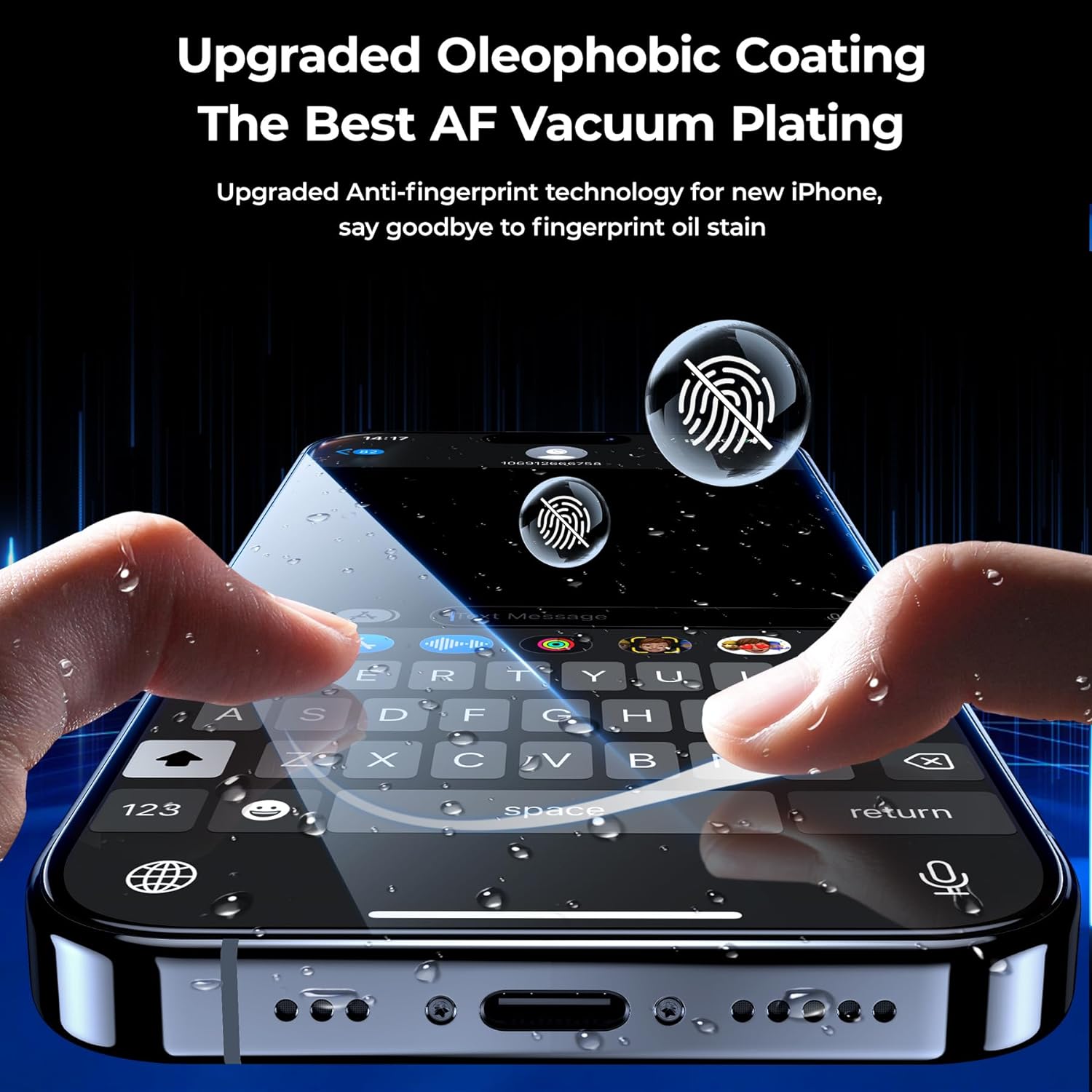 iPhone 6 / 7 / 8 / SE Tempered Glass Screen Protector, EK Wireless