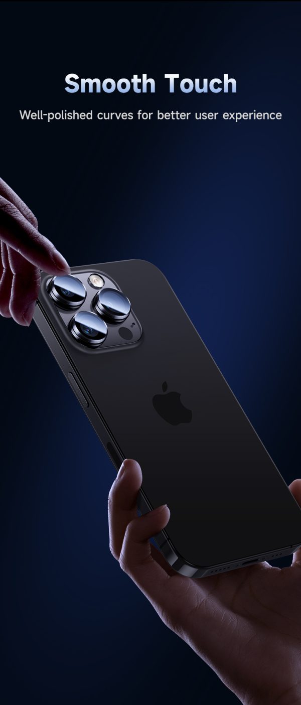 iPhone 15 Pro Max / iPhone 15 Pro Sapphire Coated Camera Lens Protector - 1 PACK - 6948005994143 - Image 9