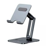 Baseus Desktop Biaxial Foldable Metal Stand For Phones - Grey