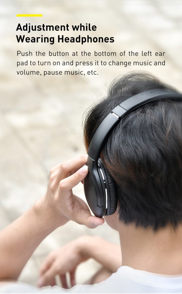 H2950793146ea4f838996dbdcf3f585cf2 Baseus Encok Wireless headphone D02 PRO - White - Image 3