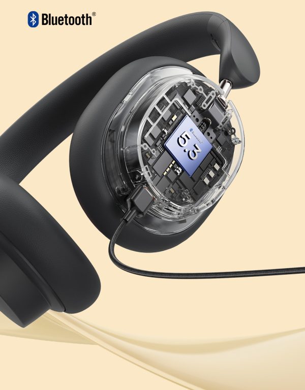 Baseus Bowie D05 Wireless Headphone - Gray - Image 3