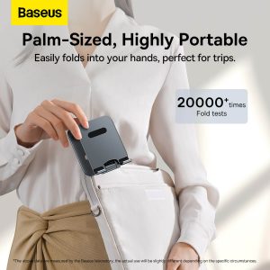 Baseus Desktop Biaxial Foldable Metal Stand For Tablets - Grey - Image 4