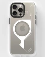 iPhone 15 Pro Case A15 Crystal Clear Case Reduced Yellowing by Aulumu Unique Cooling Window Design MagSafe Compatible - Clear - Image 4