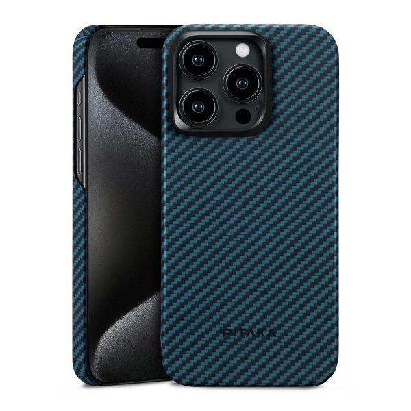 15 pro 15 pro max pitaka magez case 4 black blue twill 15 pro max magez case 4 price in pakistan pitaka