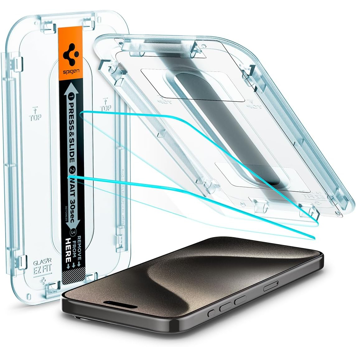 Apple iPhone 15 Pro Max EZ Fit Screen Protector Spigen - 2 PACK