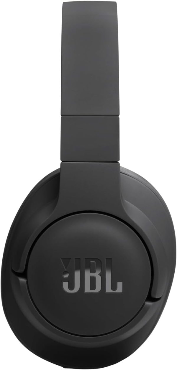 51+1vossS7L._AC_SL1500_ JBL Tune 720BT Wireless On-Ear Headphones Bluetooth 5.3 Hands-Free Calls Audio Cable and 76-Hour Battery Life - Black - OP - Image 6