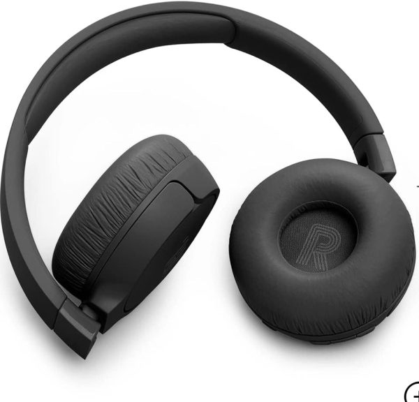 JBL Tune 670NC Wireless On-Ear Headphones with Adaptive Noise Cancelling Bluetooth Lightweight Design and 70 hours Battery Life - Black - Image 4