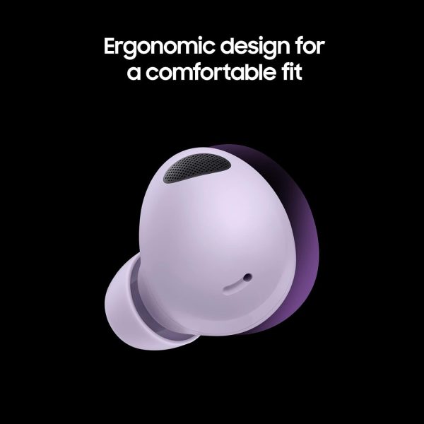 51WrkDQEc0L._AC_SL1500_ Galaxy Buds 2 Pro 2022 Version True Wireless Bluetooth Earbuds w/Noise Cancelling, Hi-Fi Sound, 360 Audio, Comfort Ear Fit, HD Voice, Conversation Mode, IPX7 Water Resistant - Purple - Image 3