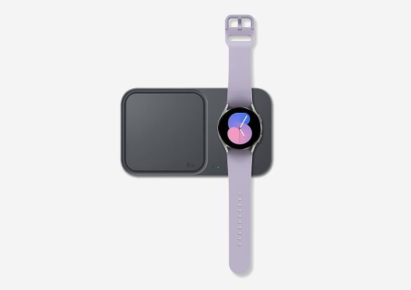 SAMSUNG Galaxy Watch 5 40mm Bluetooth Smartwatch Body Health Fitness Sleep Tracker Improved Battery Sapphire Crystal Glass Graphite Ridge Sport Band - Pink - Image 3
