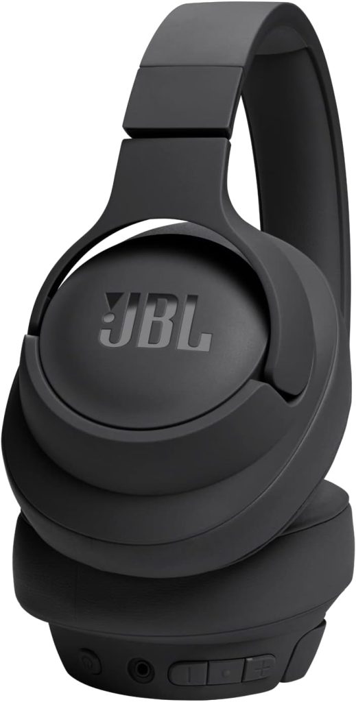 JBL Tune 720BT Wireless On-Ear Headphones Bluetooth 5.3 Hands-Free Calls Audio Cable and 76-Hour Battery Life - Black - OP - Image 4
