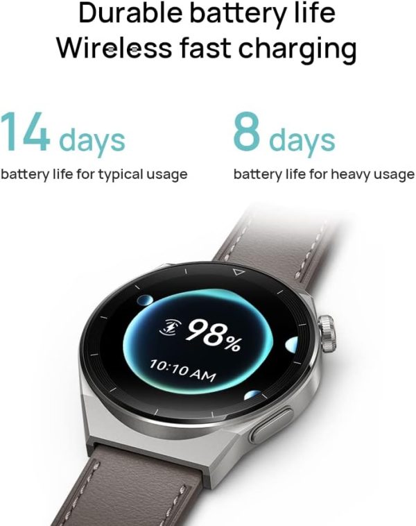 Huawei Watch GT 3 Pro 46MM Long Lasting Battery Up to 2 Weeks - Black - Image 5