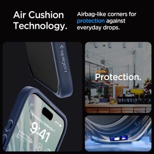 Apple iPhone 15 Pro Max Ultra Hybrid Case by Spigen - ACS06573 - Navy Blue - Image 5
