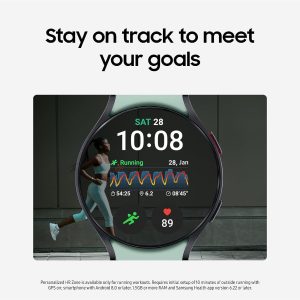 SAMSUNG Galaxy Watch 6 44mm Bluetooth Smartwatch w/ Fitness Tracker Personalized HR Zones Advanced Sleep Coaching Heart Monitor BIA Sensor Biggest Screen - Black - Image 6