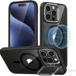 iPhone 15 Pro Max ESR Classic Hybrid Stand Case - Clear Black - BIS