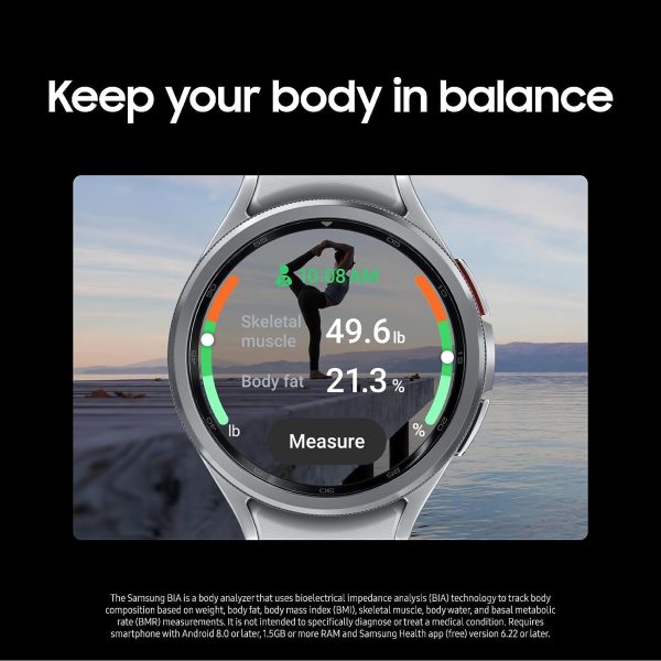 71k8d6qXs4L._AC_SL1500_ SAMSUNG Galaxy Watch 6 Classic 47mm Bluetooth Smartwatch - Black - OP - Image 2
