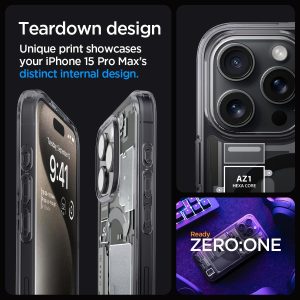Apple iPhone 15 Pro Ultra MagFit Case by Spigen - ACS06721  - Zero One - Image 6