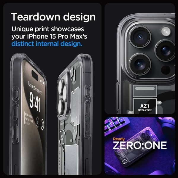 71o6iqdupOL._AC_SL1200_ Apple iPhone 15 Pro Ultra MagFit Case by Spigen - ACS06721  - Zero One - Image 6