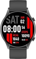 Kieslect Kr Smart Watch for Men Women(Answer/Make Calls)1.32" Semi-AMOLED Touch Screen Blood Oxygen SpO2 24/7Heart Rate Monitor 70 Sports Modes Fitness Tracker - Black - Image 5