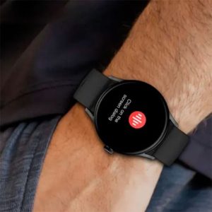Imilab Imiki TG1 Smart Bluetooth Calling Watch by Xiaomi with Magnetic Strap Global with Extra Silicone Strap – Black - Image 3