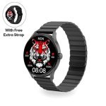 Imilab Imiki TG1 Smart Bluetooth Calling Watch by Xiaomi with Magnetic Strap Global with Extra Silicone Strap – Black