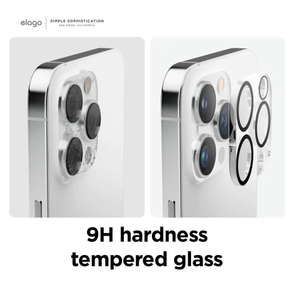 iPhone 14 Pro Max / 14 Pro Camera Lens Protector by elago  - Clear - Image 5