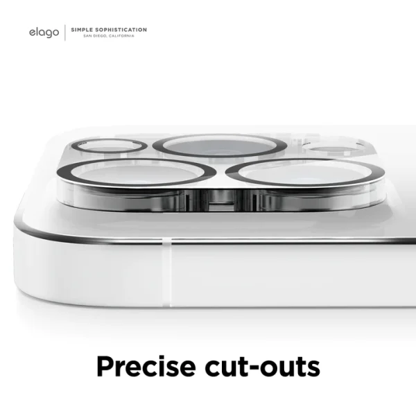 iPhone 14 Pro Max / 14 Pro Camera Lens Protector by elago  - Clear - Image 2