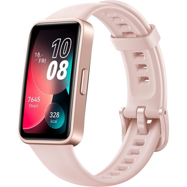 HUAWEI Band 8 Smart Band Ultra-thin Design Scientific Sleeping Tracking 2-week battery life Compatible with Android & iOS 24/7 Health Management – Pink - Image 1